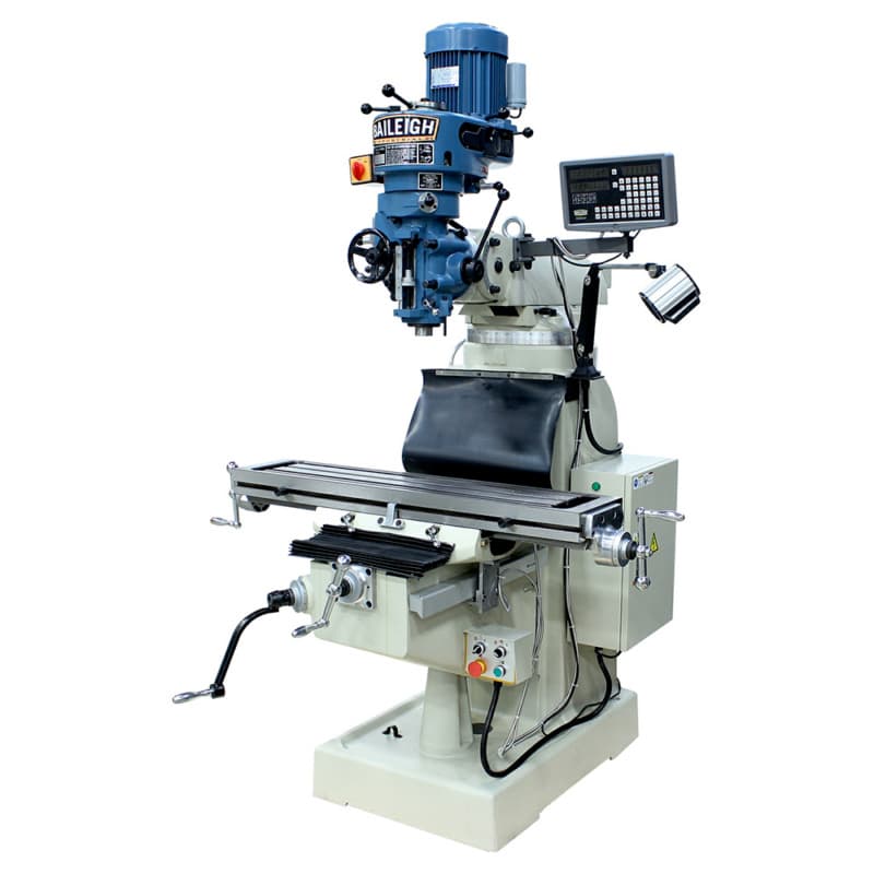 Baileigh VM-942E-1 3 HP Vertical Knee Mill, 1 Phase/220V
