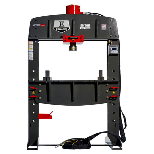 Edwards HAT8080 60 Ton Shop Press with PLC/Portable Power Unit, 3 Phase/460V