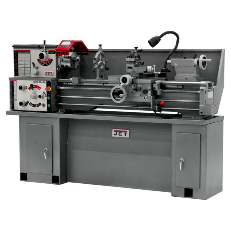 Jet Tools GHB-1340A 2 HP Gear Head Bench Lathe, 1 Phase/230V