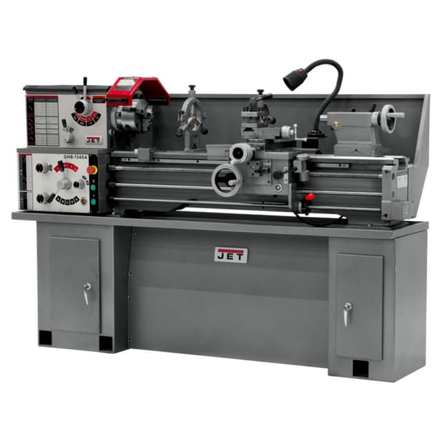 Jet Tools GHB-1340A 2 HP Gear Head Bench Lathe, 1 Phase/230V