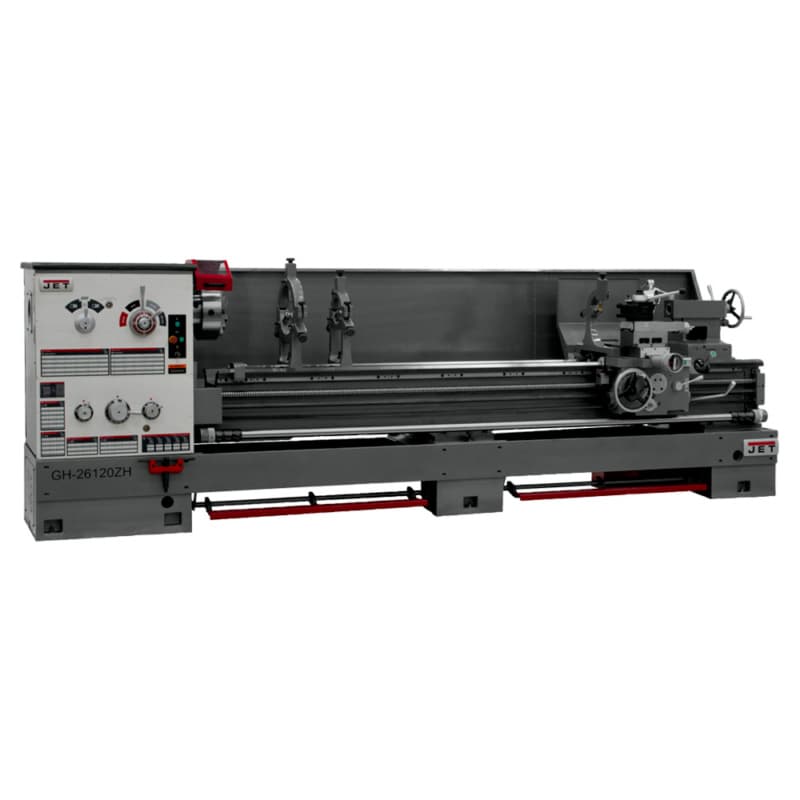 Jet Tools GH-26120ZH 4-1/8" x 10 HP Spindle Bore Lathe with ACU-RITE 203 DRO, 3 Phase/230V/460V