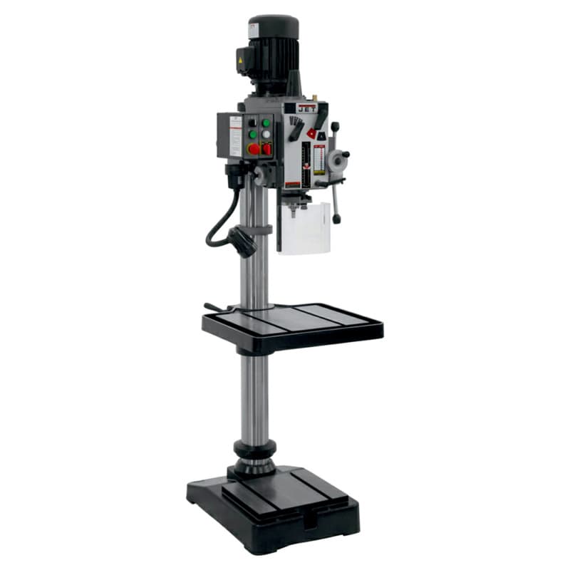 Jet Tools GHD-20PFT 20" Gear Head Tapping Drill Press with Power Downfeed, 3 Phase/230V