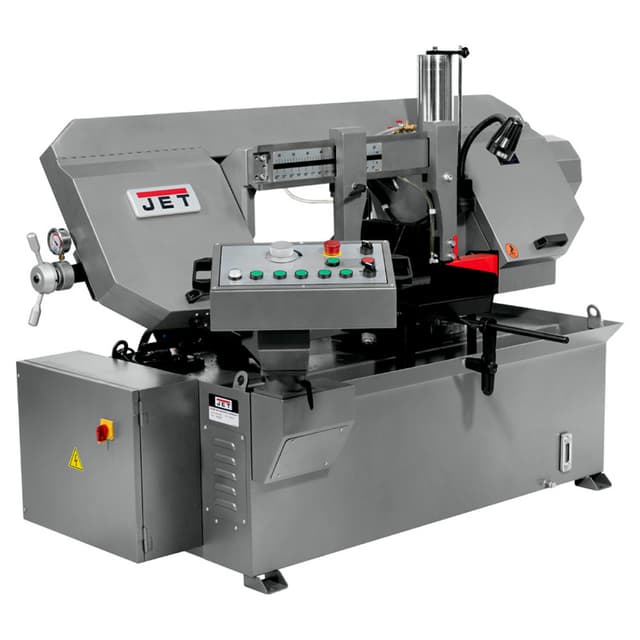 Jet Tools HBS1220DC 12" x 20" Semi-Automatic Dual Column Band Saw, 3 Phase/230V/460V