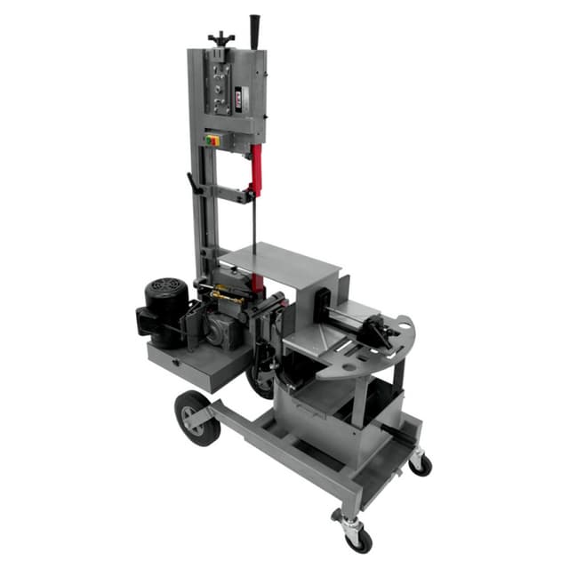Jet Tools HVBS-10-DMW 10" x 1 HP Horizontal/Vertical Dual Mitering Portable Band Saw, 1 Phase/115V