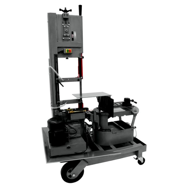 Jet Tools HVBS-10-DMWC 10" Horizontal/Vertical Dual Mitering Portable Band Saw with Coolant, 1 Phase/115V