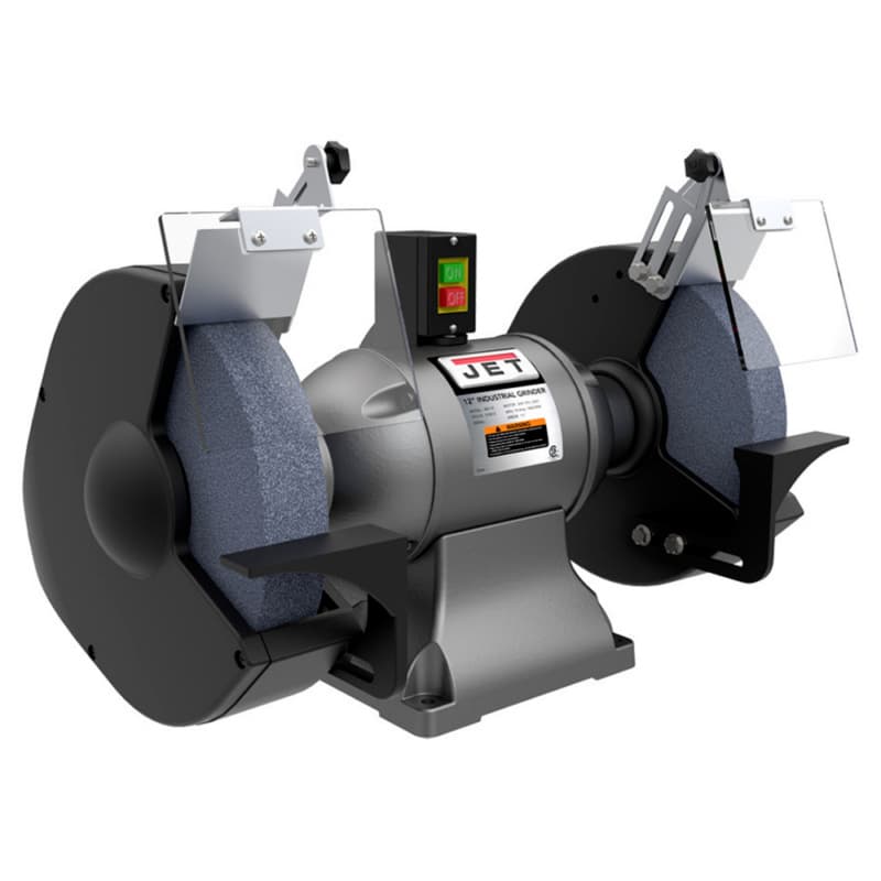 Jet Tools IBG-12 12" x 2 HP Industrial Bench Grinder, 230V