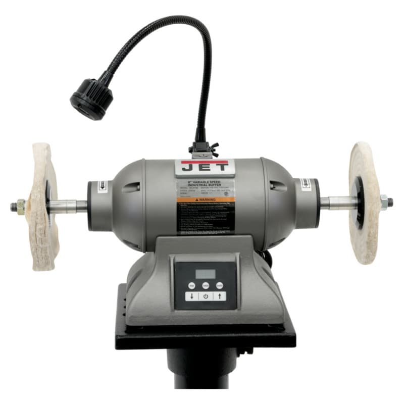 Jet Tools IBG-8VSB 8" x 1 HP Variable Speed Industrial Buffer, 1 Phase
