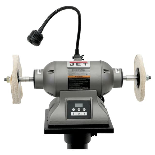 Jet Tools IBG-8VSB 8" x 1 HP Variable Speed Industrial Buffer, 1 Phase