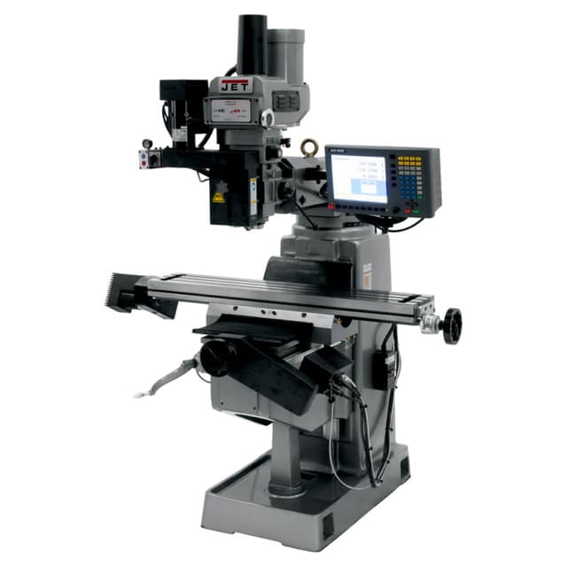 Jet Tools JTM-4VS-1 2 HP Mill with 3-Axis ACU-RITE G-2 Millpower CNC, 1 Phase/115V/230V