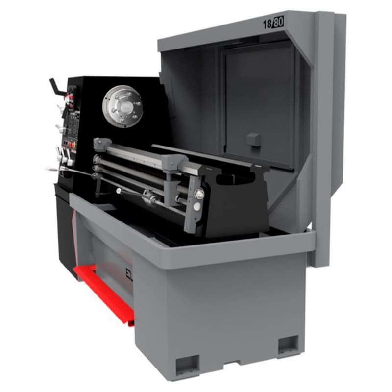 Jet Tools EGH-1740 Elite Geared Head Lathe with ACU-RITE 203 DRO/Taper Attachment