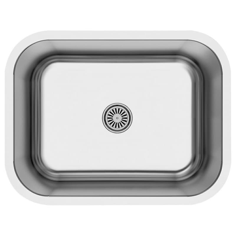 BC-2318 Stainless Steel Under Mount 18G Single Bowl Kitchen Sink, 23" x 17-3/4" x 9
