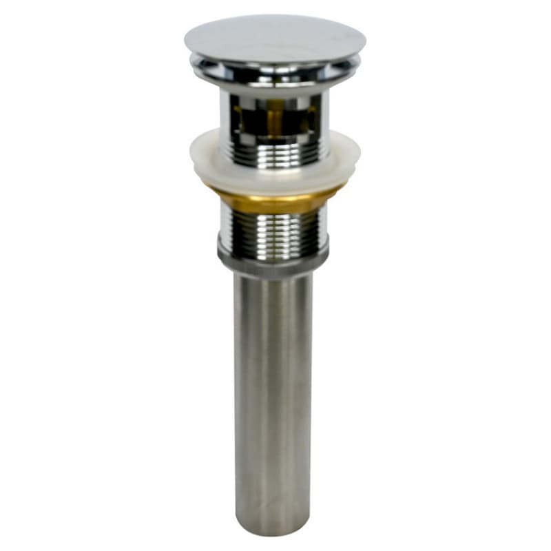 Pop-Up Drain with Overflow, Chrome