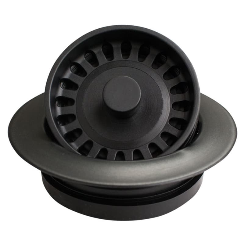 3-1/2" Quartz Disposal Flange, Black