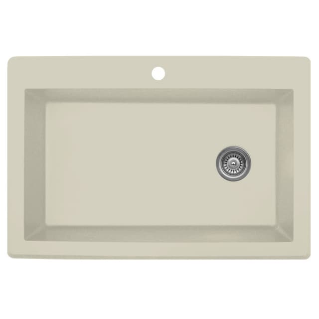 Karran QT-670 Quartz Single Bowl Top Mount Large Sink