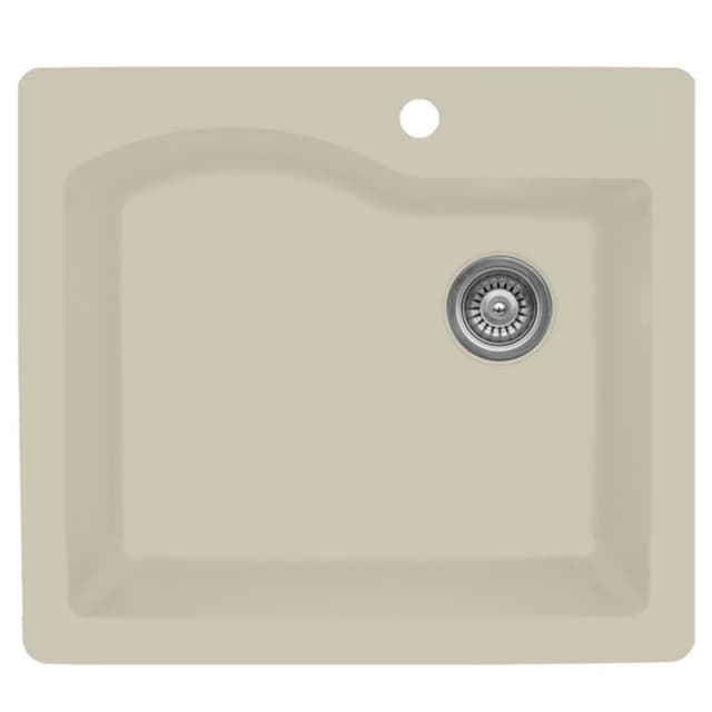 Karran QT-671 Quartz Top Mount Composite Single Bowl Sink