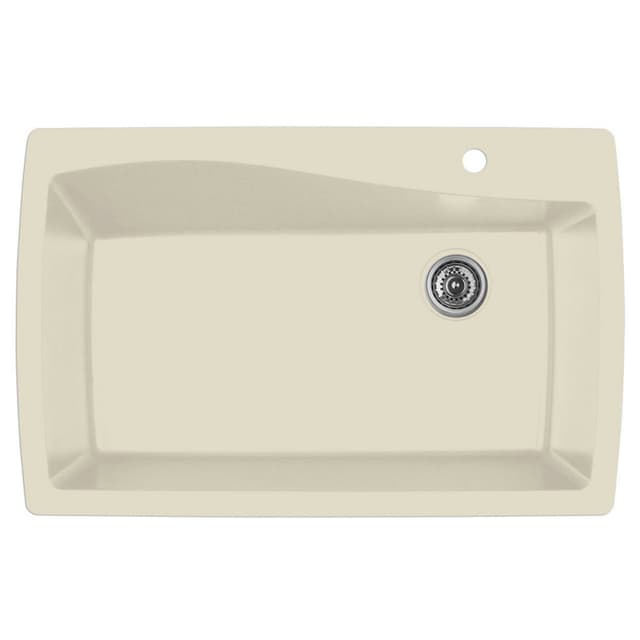Karran QT-722 Quartz Series Top Mount Large Single Bowl Kitchen Sink