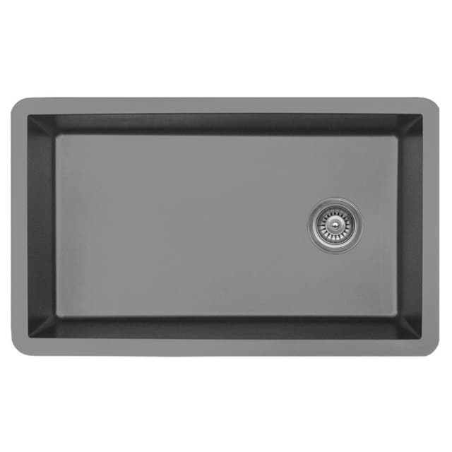 Karran QU-670 Quartz Series Undermount Single Bowl Composite Kitchen Sink