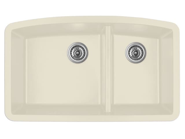 Karran QU-711 Quartz Series Undermount Large/Small Bowl Composite Kitchen Sink