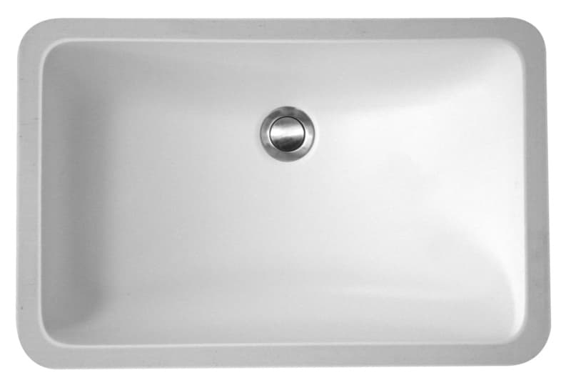 Karran 21" Acrylic Undermount Vanity Sink | A-309 White