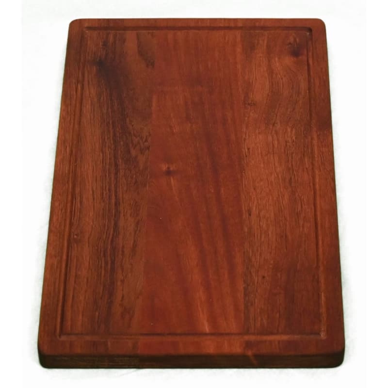 16-1/2" x 10-7/8" Workstation Wood Cutting Board, Sapele