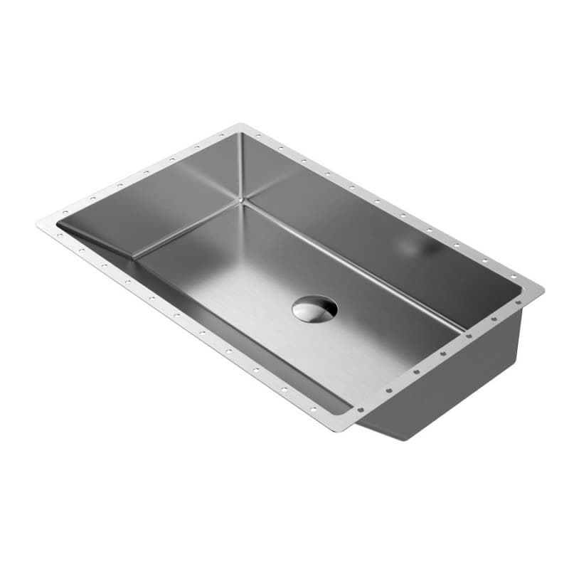 Cinox Stainless Steel Undermount Rectangular Bathroom Sink, 23-5/8" x 15-3/4" x 5-7/16", Stainless Steel