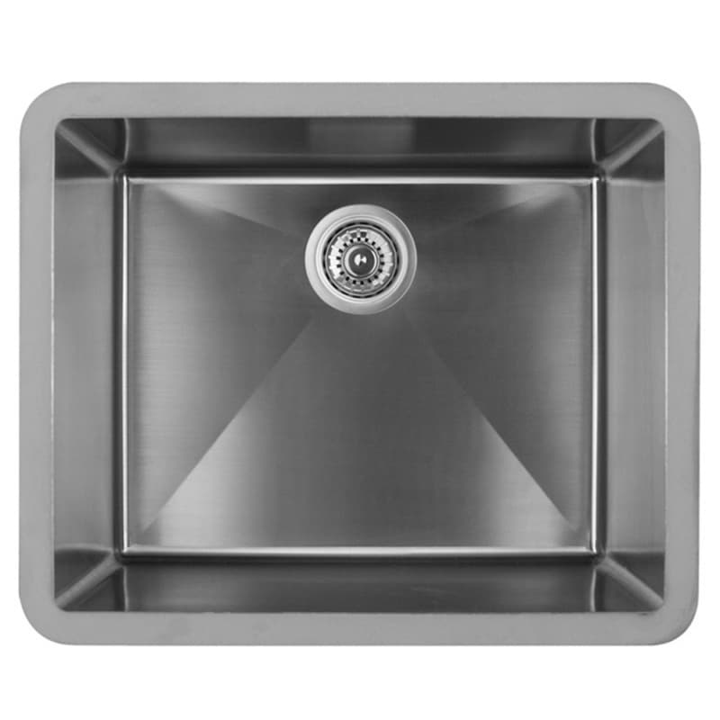 Edge 500 Stainless Steel Under Mount 18G Single Bowl Bar/Prep Sink, 23-1/2" x 19-1/2" x 14