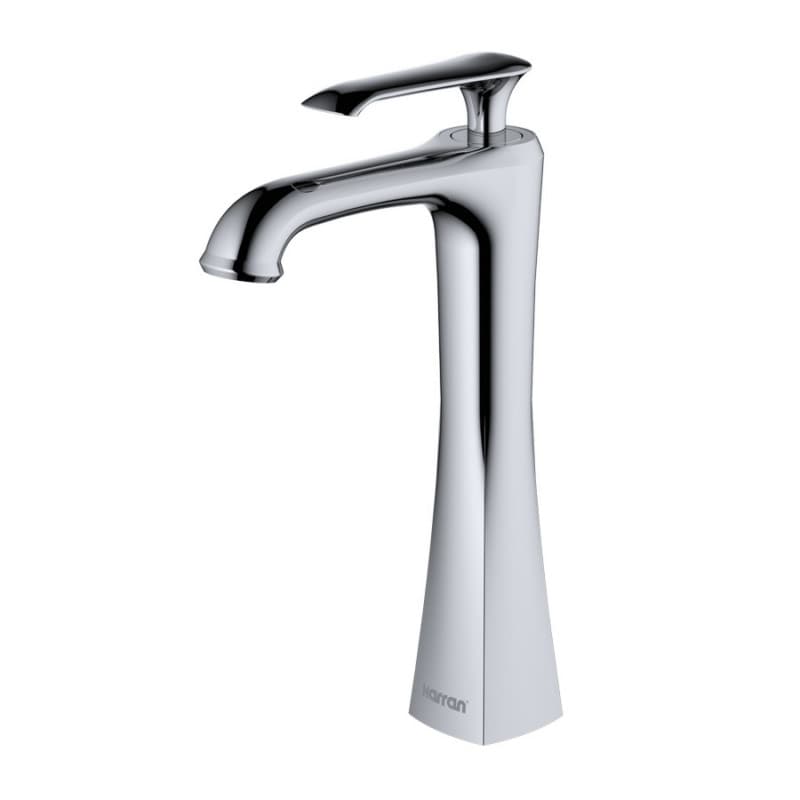 Woodburn Single-Handle Vessel Bathroom Faucet with Pop-Up Drain, Chrome