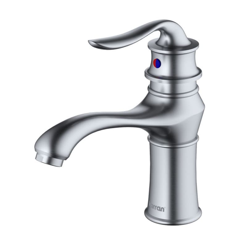 Dartford Single-Handle Basin Bathroom Faucet with Pop-up Drain, Stainless Steel