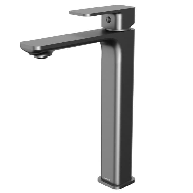 Venda Single-Handle Single Hole Vessel Bathroom Faucet with Matching Pop-up Drain, Gunmetal Gray
