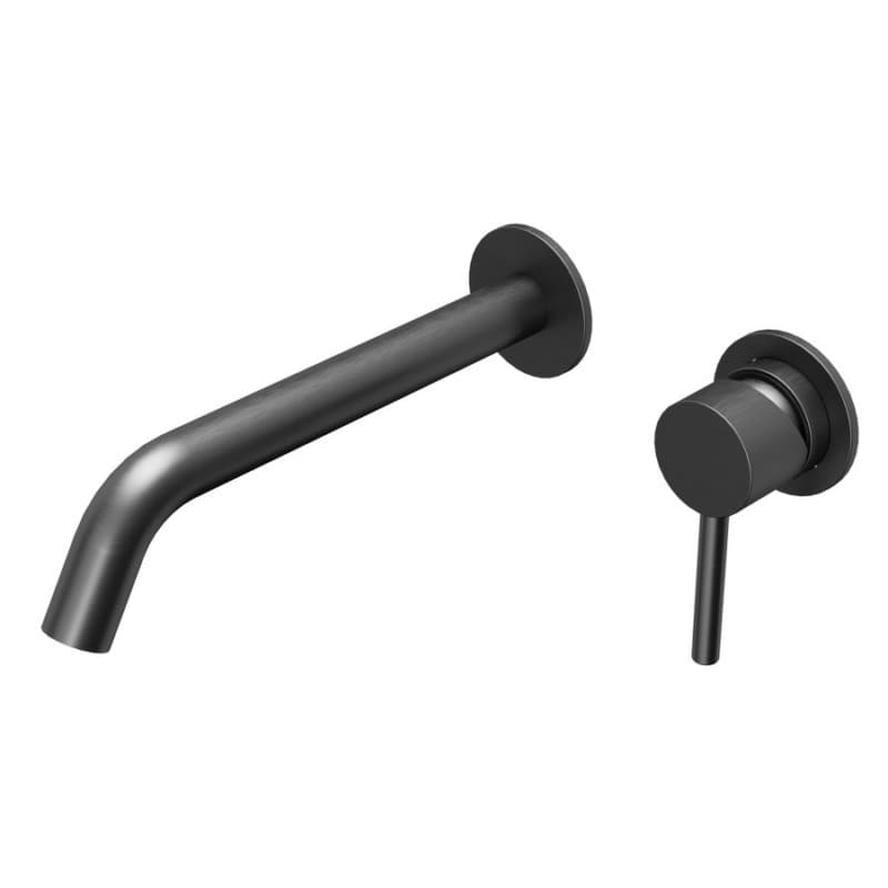 Grantham Single-Handle Wall-Mount Bathroom Faucet, Gunmetal Gray