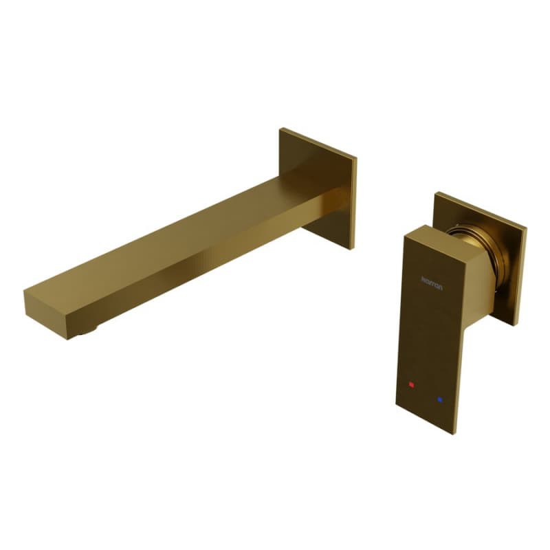 Alberton Single-Handle Wall-Mount Bathroom Faucet, Gold