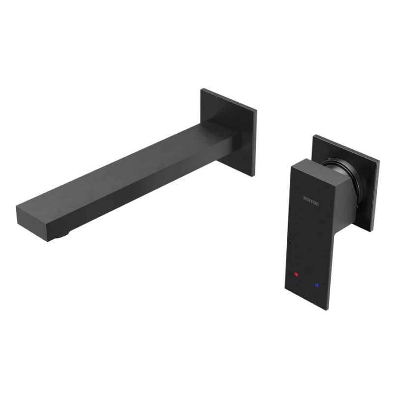 Alberton Single-Handle Wall-Mount Bathroom Faucet, Gunmetal Gray