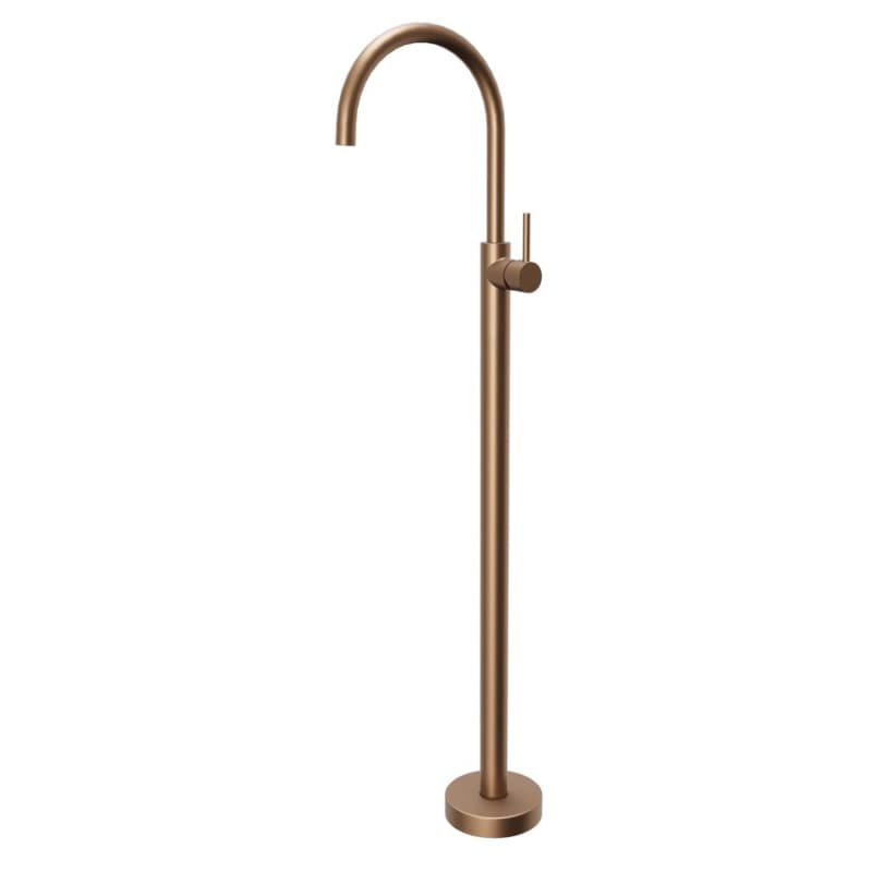 Howick Single-Handle Freestanding Bathroom Faucet, Brushed Copper