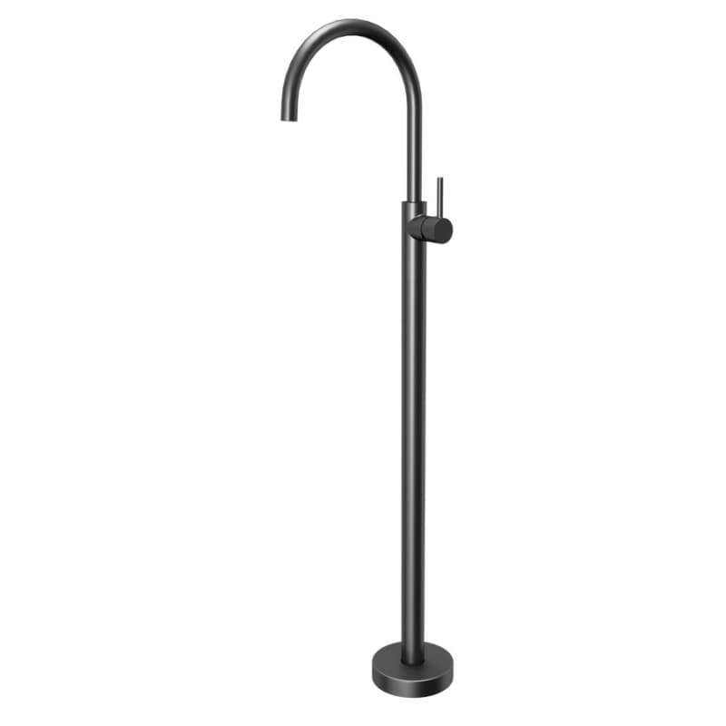 Howick Single-Handle Freestanding Bathroom Faucet, Gunmetal Gray