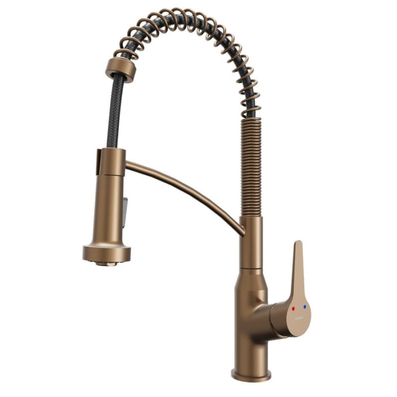 Scottsdale Single-Handle Pull-Down Sprayer Kitchen Faucet, Brushed Copper