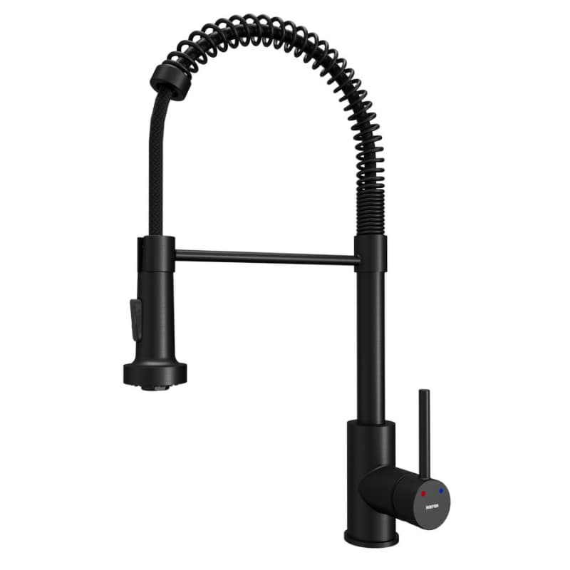 Kadira Single-Handle Pull-Down Sprayer Kitchen Faucet, Matte Black