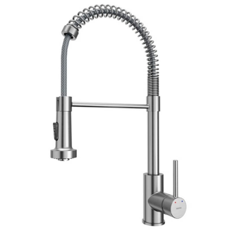 Loxton Touchless Single-Handle Pull-Down Sprayer Kitchen Faucet, Stainless Steel