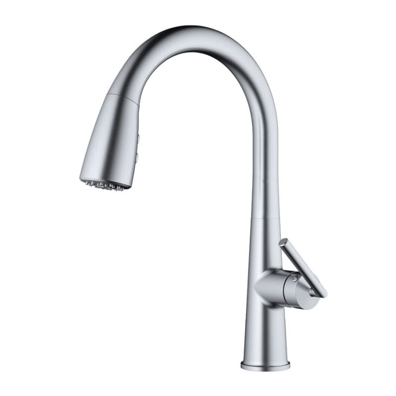 Kentland Single-Handle Pull-Down Kitchen Faucet with Dual-Function Sprayer, Stainless Steel