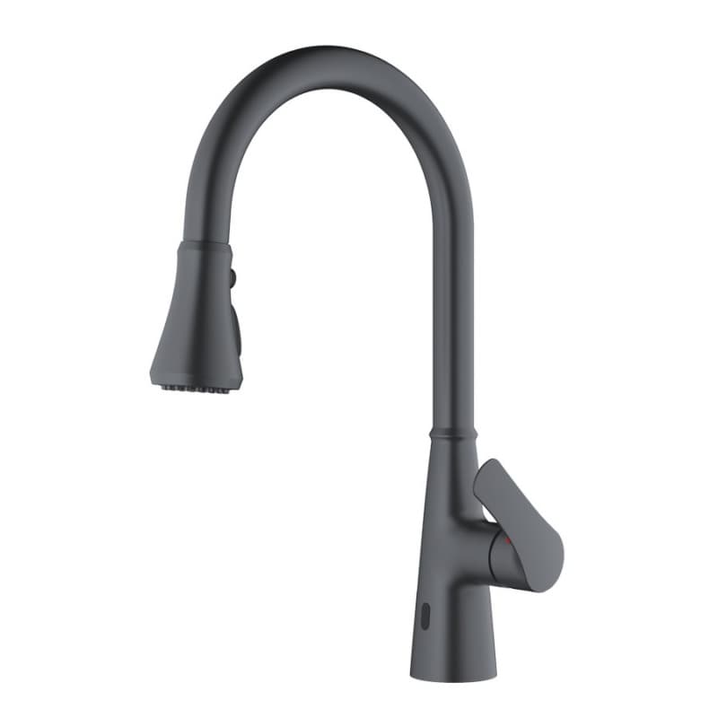 Kadoma Touchless Single-Handle Kitchen Faucet with Dual-Function Sprayer, Gunmetal Gray