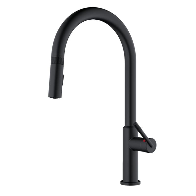 Lagrange Single-Handle Pull-Down Kitchen Faucet with Dual-Function Sprayer, Matte Black