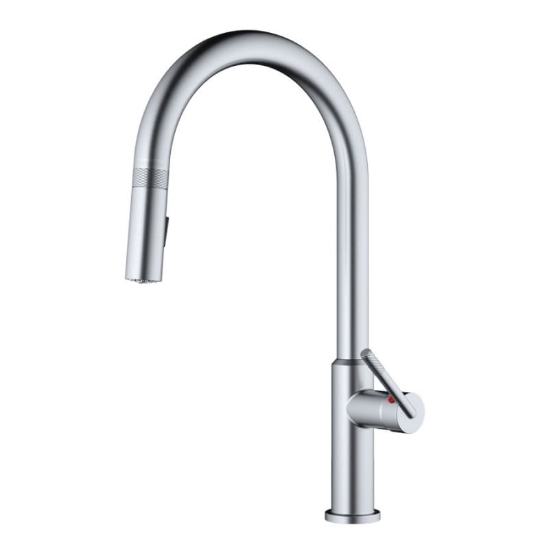 Lagrange Single-Handle Pull-Down Kitchen Faucet with Dual-Function Sprayer, Stainless Steel