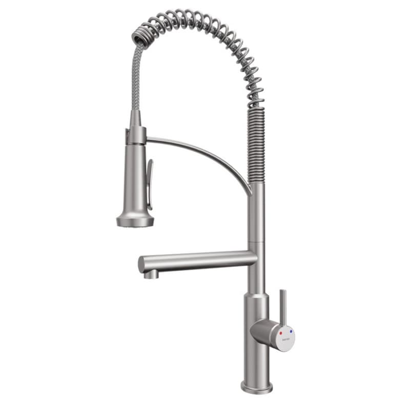Adlington Single-Handle Pull Down Sprayer Kitchen Faucet with Pot Filler, Stainless Steel
