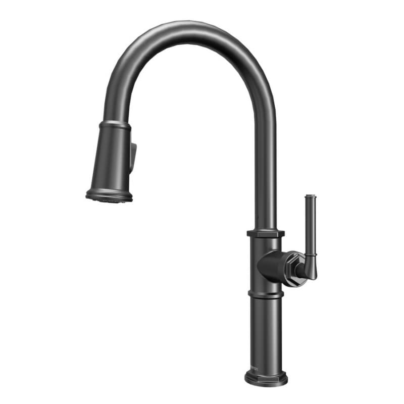 Brampton Single-Handle Pull Down Sprayer Kitchen Faucet, Gunmetal Gray