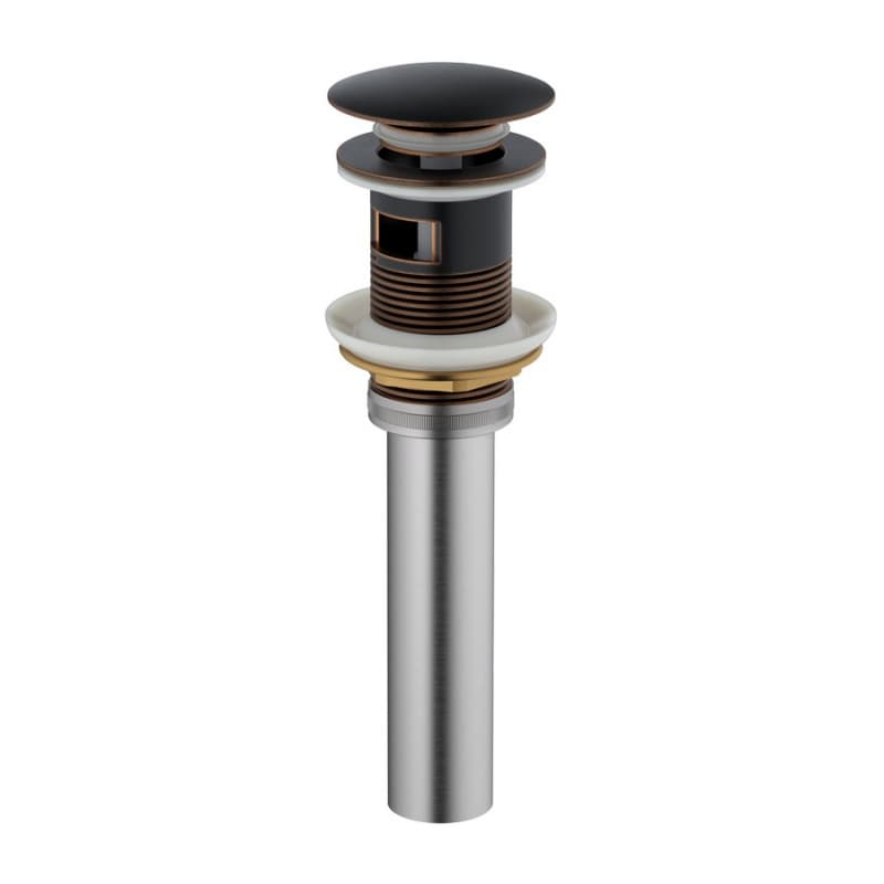 Pop-Up Vanity Bowl Drain with Overflow, Oil-Rubbed-Bronze
