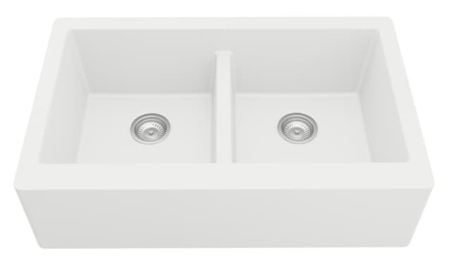 Karran QA-750 Apron Front Series Quartz Sinks