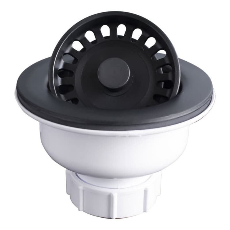 3-1/2" Quartz Strainer Basket, Black