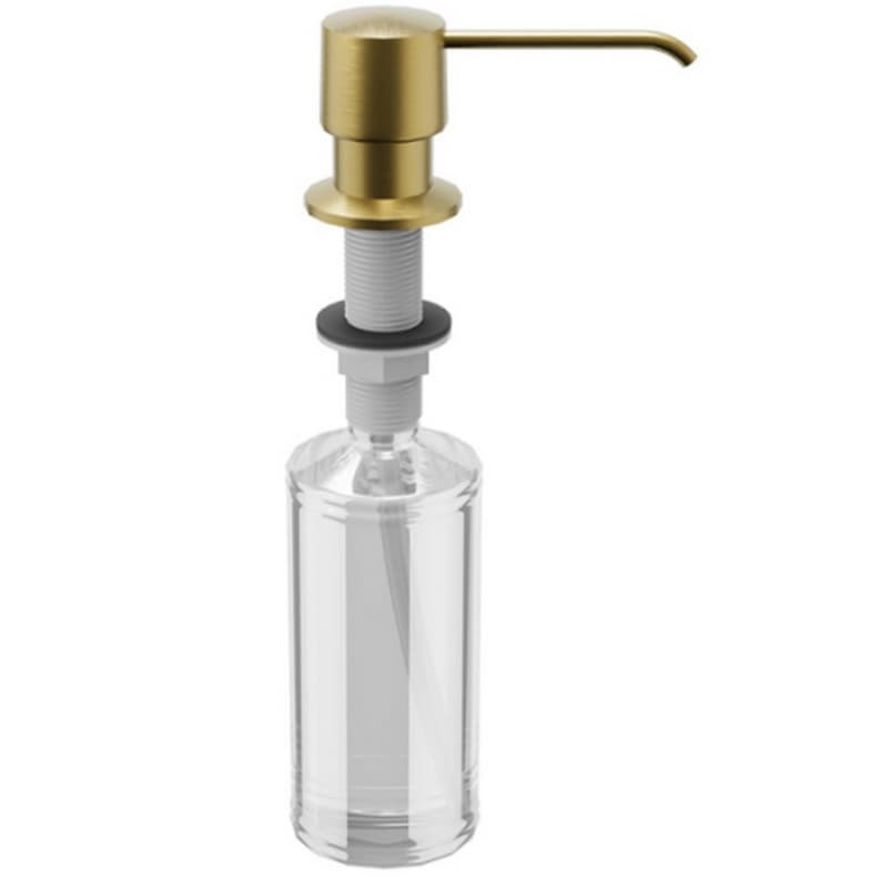 11-1/2" Kitchen Soap/Lotion Dispenser, Brushed Gold