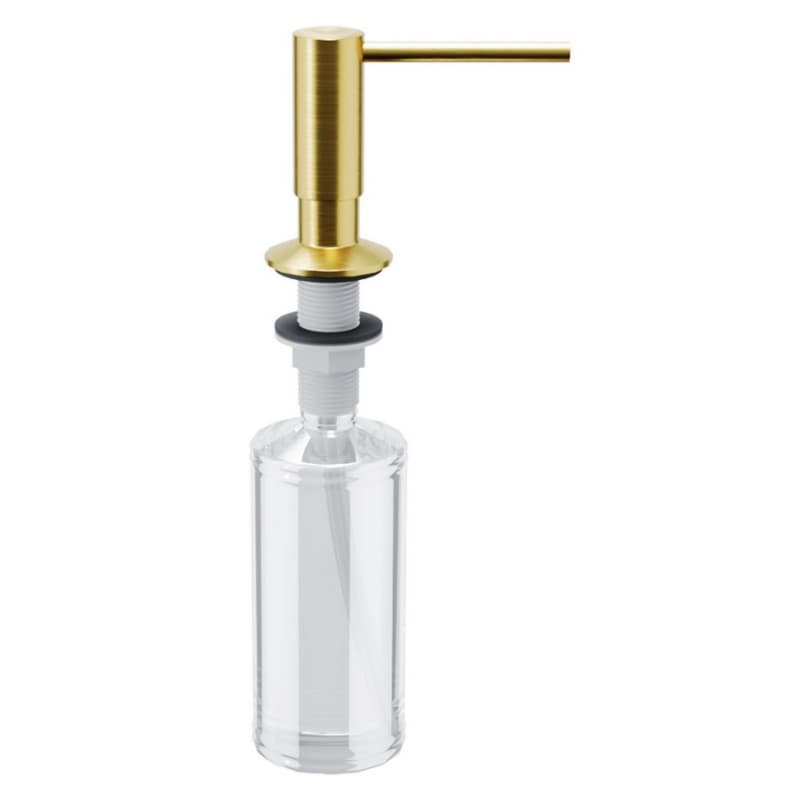 12-1/4" Kitchen Soap/Lotion Dispenser, Gold
