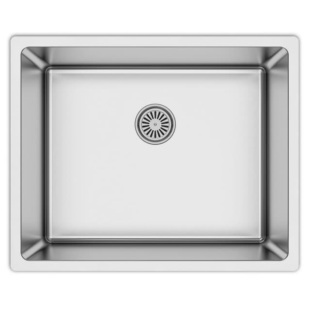 Select Stainless Steel Undermount 16G Single Bowl Kitchen Sink, 21-1/4" x 17-1/4" x 8-1/4" (40/Box)