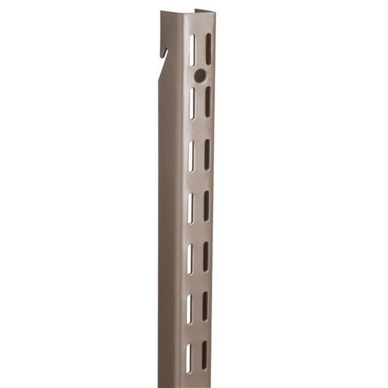 78" Closet Culture Heavy-Duty Steel Pilaster Standard, Champagne Nickel Finish